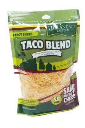 Picture of Hillandale Taco Fancy Shredded Cheese 8 Oz