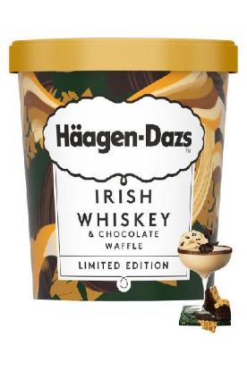 Picture of Haagen Dazs Irish Whiskey & Chocolate Waffle Limited Edition 420 Ml