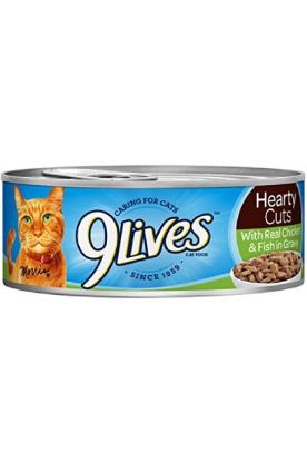 Picture of 9 Lives Hearty Cuts With Real Chicken & Fish Gravy 5.5 Oz