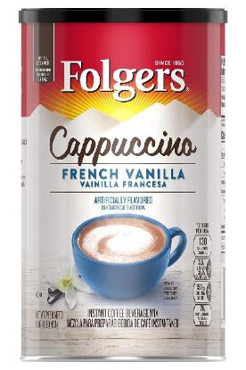 Picture of Folgers Cappuccino French Vanilla 16 Oz