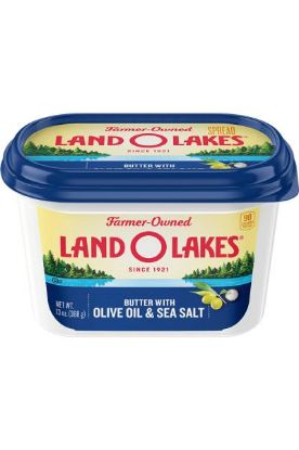 Picture of Land O Lakes Butter With Olive Oil & Sea Salt 7 Oz