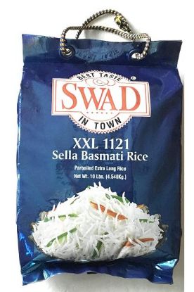 Picture of Swad Sella Basmati 1121 10 Lbs