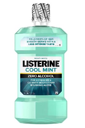 Picture of Listerine Zero Alcohol Mouth Wash 33.8 Oz