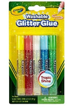 Picture of Crayola Washable Glitter Glue 5 Ct