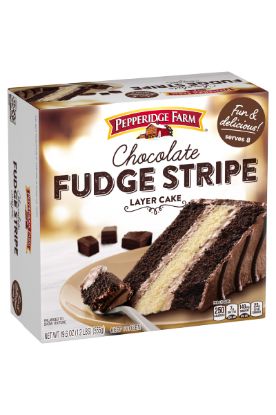 Picture of Pepperidge Farm Layer Cake Chocolate Fudge Stripe 19.6 Oz