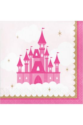 Picture of Celebrations Little Princess Lunch Napkins 16 Ct