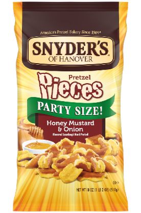 Picture of Snyder/'s Of Hanover Pretzel Pieces Honey Mustard & Onion 12 Oz