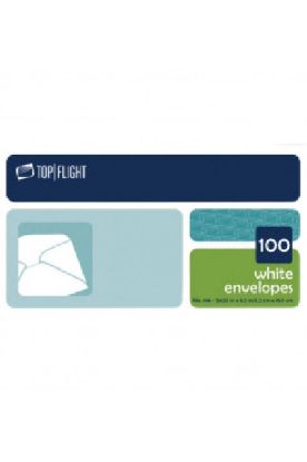 Picture of Top Flight White Envelopes 100 Ct