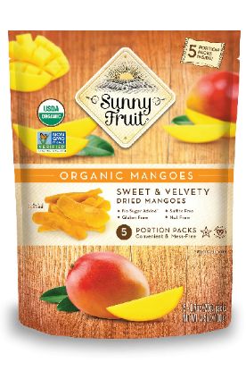 Picture of Sunny Fruit Organic Dried Mangoes 100 Gm