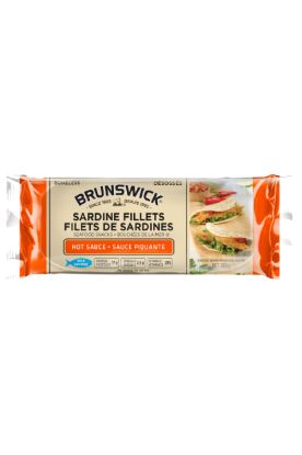 Picture of Brunswick Sardines Fillet In Hot Sauce 100 Gm
