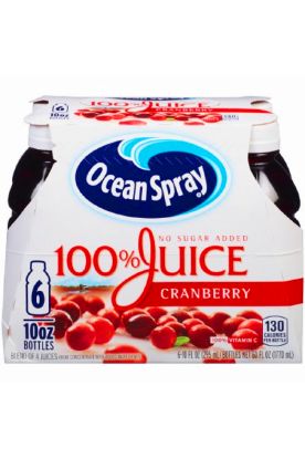 Picture of Ocean Spray Cranberry Juice No Added Sugar 10 Oz