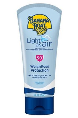 Picture of Banana Boat Light As Air Sunscreen Lotion Spf 50 6 Oz