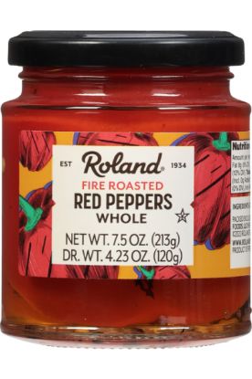 Picture of Roland Fire Roasted Whole Red Peppers 8.1 Oz