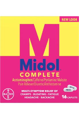 Picture of Midol Complete Multi Symptom Relief 4 Ct