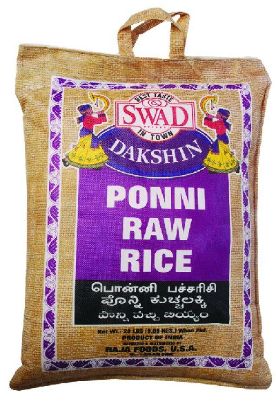 Picture of Swad Ponni Raw Rice 10 Lbs