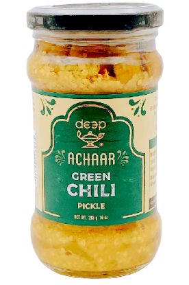 Picture of Deep Green Chilli Pickle 10 Oz