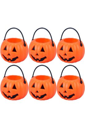 Picture of Halloween Bucket With Handle 1 Ct