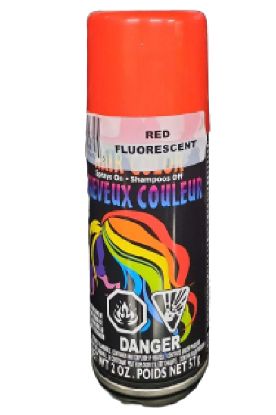Picture of Fluorescent Red Hair COLOR Spray 2 Oz