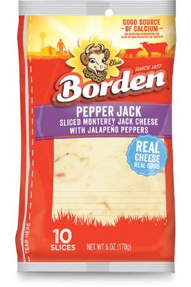 Picture of Borden Pepper Jack Slices 6 Oz