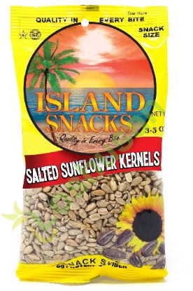 Picture of Island Snacks Salted Sunflower Seeds 3 Oz