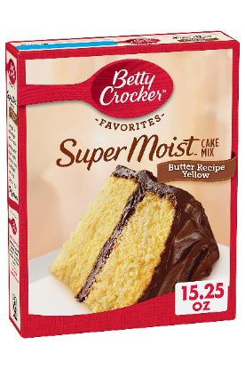 Picture of Betty Crocker Super Moist Butter Recipe Yellow Cake Mix 13.25 Oz