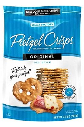 Picture of Snack Factory Pretzel Crisps Original 7.02 Oz