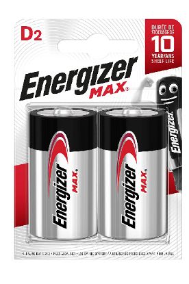 Picture of Energizer Max D2 2 Ct