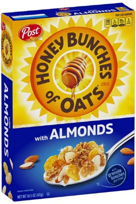 Picture of Post Honey Bunches Of Oats With Almonds 12 Oz