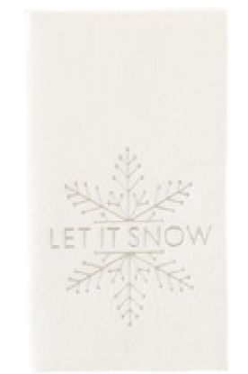 Picture of Unique Let It Snow Big Napkin 2ply 16 Ct