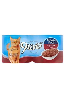 Picture of 9lives Meaty Pate With Beef 4 Pk