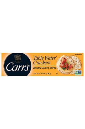 Picture of Carr/'s Table Water Crackers Roasted Garlic & Herb 4.25 Oz