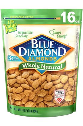 Picture of Blue Diamond Whole Natural Almond 2 Oz
