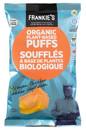 Picture of Organic Plant Based Puffs Vegan Cheddar 113 Gm