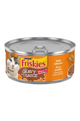 Picture of Friskies Chunks Chicken Dinner In Gravy 156 Gm