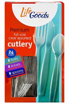 Picture of Cutlery Heavy Duty Plastic Assorted 24 Ct