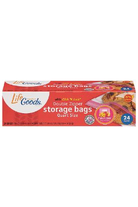 Picture of Reclosable Storage Quart Bags 24 Ct