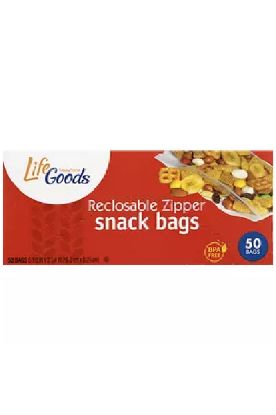 Picture of Reclosable Snack Bags 50 Ct