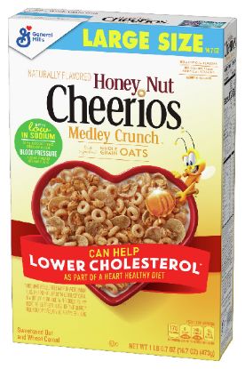 Picture of General Mills Cheerios Honeynut Medley Medium Size 16 Oz