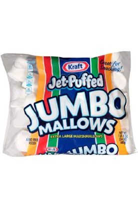Picture of Kraft Jet Puffed Jumbo Extra Large Marshmallow 1 Lb