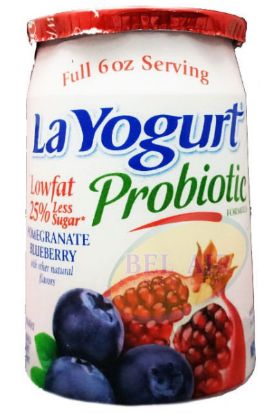 Picture of La Yogurt Original Lowfat Pomegrante Blueberry Yogurt 6 Oz