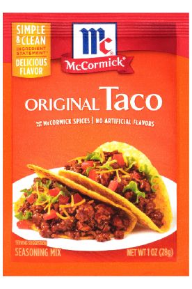 Picture of Mc Cormick Taco Hot Seasoning Mix 1 Oz