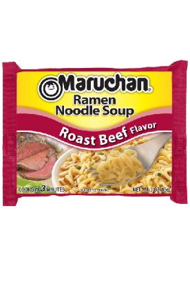 Picture of Maruchan Roast Beef Ramen Noodles 3 Oz