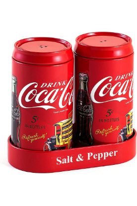 Picture of Coca Cola Salt & Pepper Carrier 1 Ct