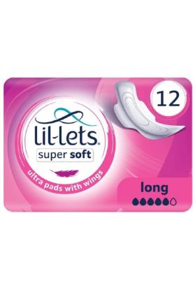 Picture of Ultra Thin Pas With Wings Super Soft Long 12 Ct