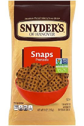 Picture of Snyder/'s Of Hanover Snaps Pretzels 9 Oz