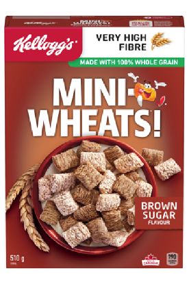 Picture of Kellogg/'s Mini Wheats - Brown Sugar 510 Gm