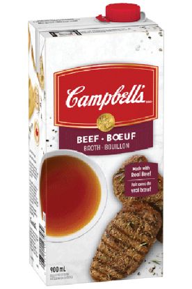 Picture of Campbell/'s Ready To Use Tetra Beef Broth 900 Ml