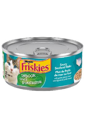Picture of Friskies Indoor Saucy Seafood Bake 156 Gm