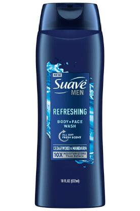 Picture of Suave Refreshing Cedarwood & Mandarin Body & Face Wash 18 Oz