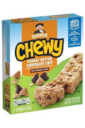 Picture of Quaker Chewy Peanut Butter Chocolate Chip 0.84 Oz